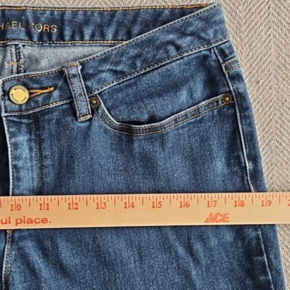 Michael Kors Jeans Women's 8 (36x28) Skinny Mid Rise Stretch Dark Wash Denim - Picture 16 of 16